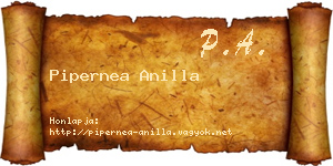 Pipernea Anilla névjegykártya